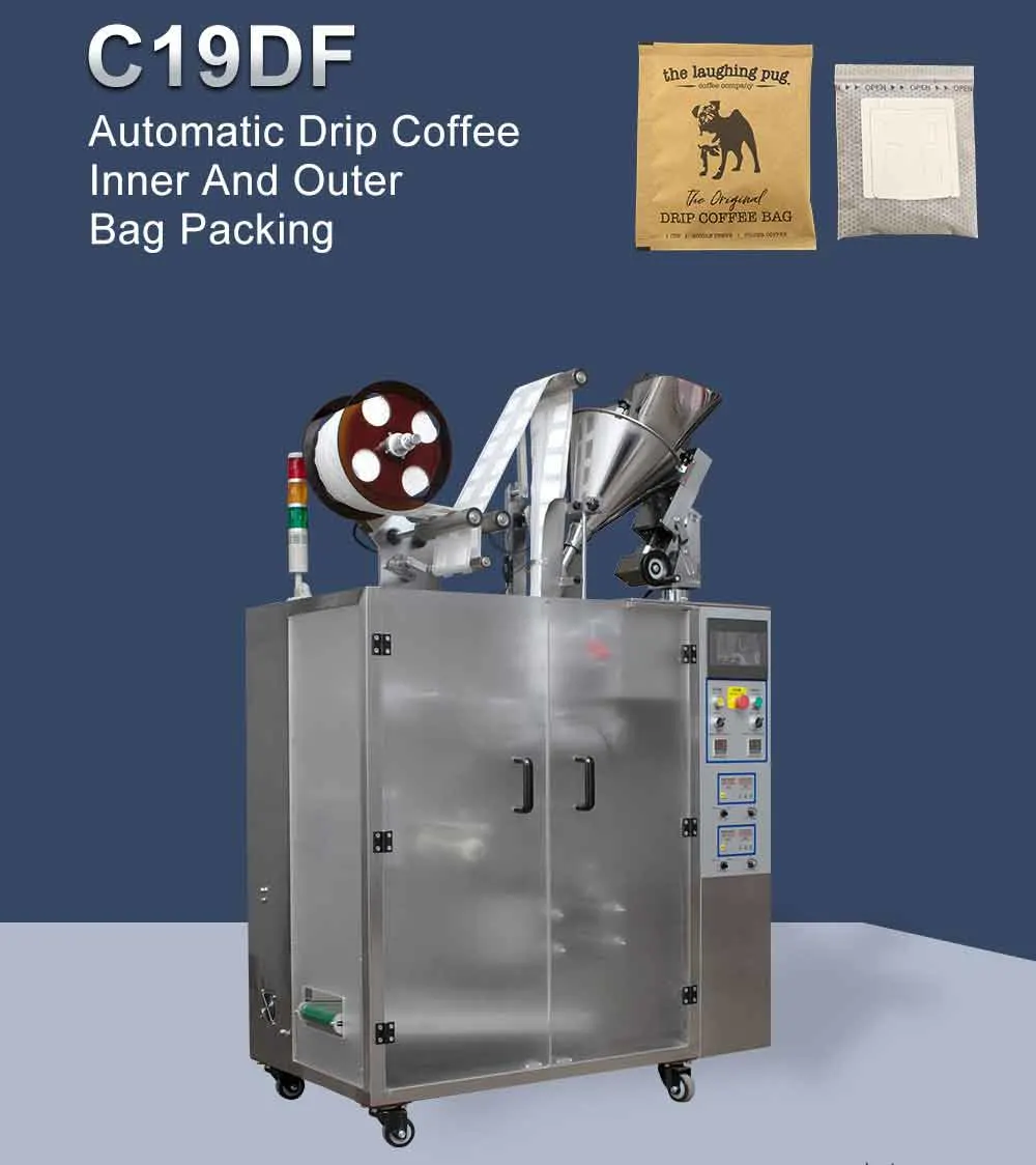 Ultrasonic Seal Indonesia Java Arabica Drip Coffee Weigh and Fill Machine