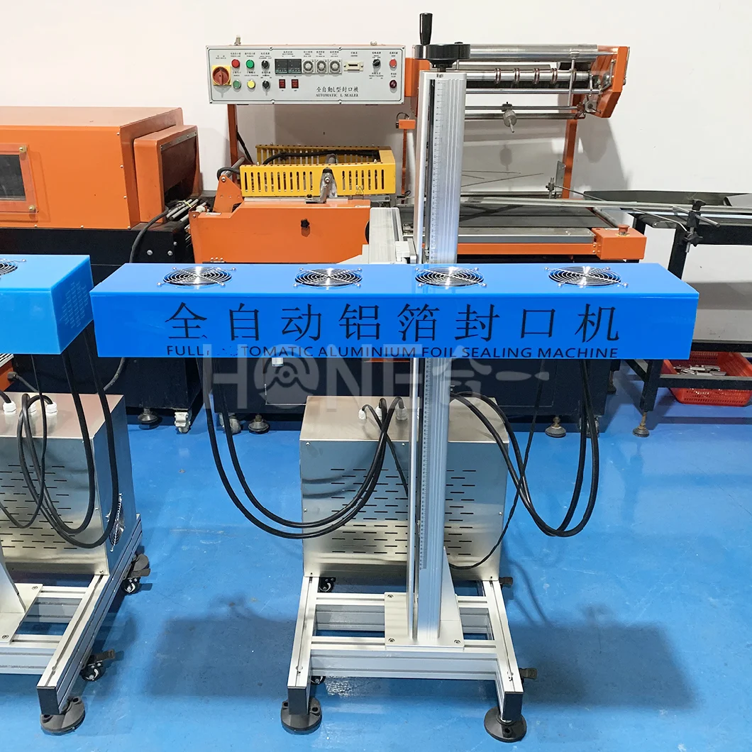 Hone Automatic Vertical Electromagnetic Induction Aluminum Foil Plastic Bottle Sealing Machine